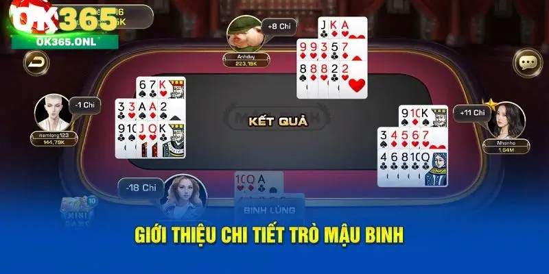 Thông tin mới nhất về game bài mậu binh